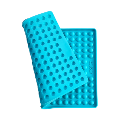 Collory-Halbkugel-Medium-15mm-türkis halbfrontal