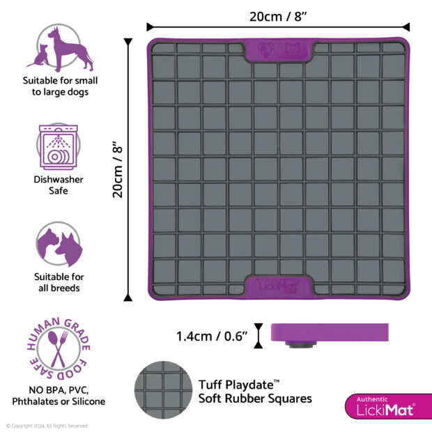 Spezifikation Lickimat Playdate Tuff purple