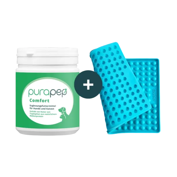 Snack & Relax-Set 1 aus purapep Comfort & Halbkugel-Backmatte