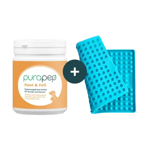 purapep Haut & Fell 280g + Collory halbkugel Backmatte