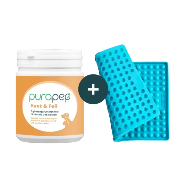 purapep Haut & Fell 280g + Collory halbkugel Backmatte