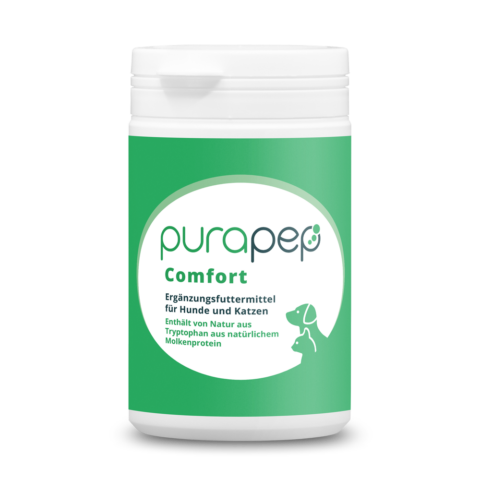 purapep Comfort, Dose mit grünem Etikett, Futterergänzung für Hunde und Katzen