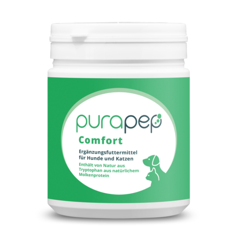 purapep Comfort, Dose mit grünem Etikett, Futterergänzung für Hunde und Katzen